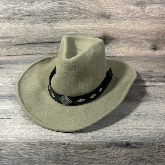 Silverado Other - Silverado Beige Cowboy Hat Size 6  7/8 (Small) 100% Wool Western Rodeo